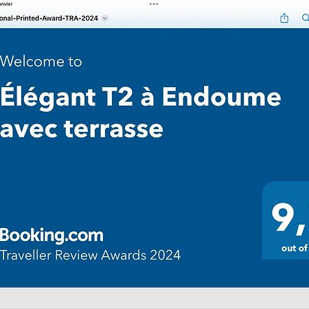 Ferienwohnung Elegant T2 A Endoume Avec Terrasse Marseilles Exterior foto